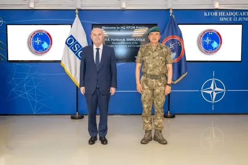 Kosovë, komandanti i KFOR-it diskuton për sigurinë me Sekretarin e Përgjithshëm të OSBE-së