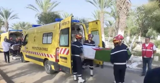 الجزائر تودع ضحايا حريق دار الأيتام.. وتركيا تقدم التعازي