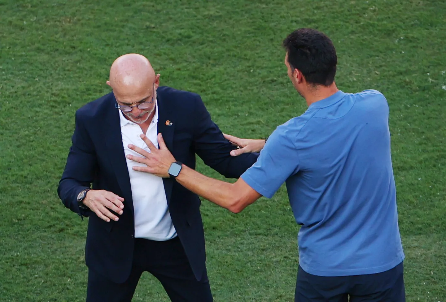 Де ла Фуенте: Горд сум на играчите; Скалони: Шпанија беше подобра