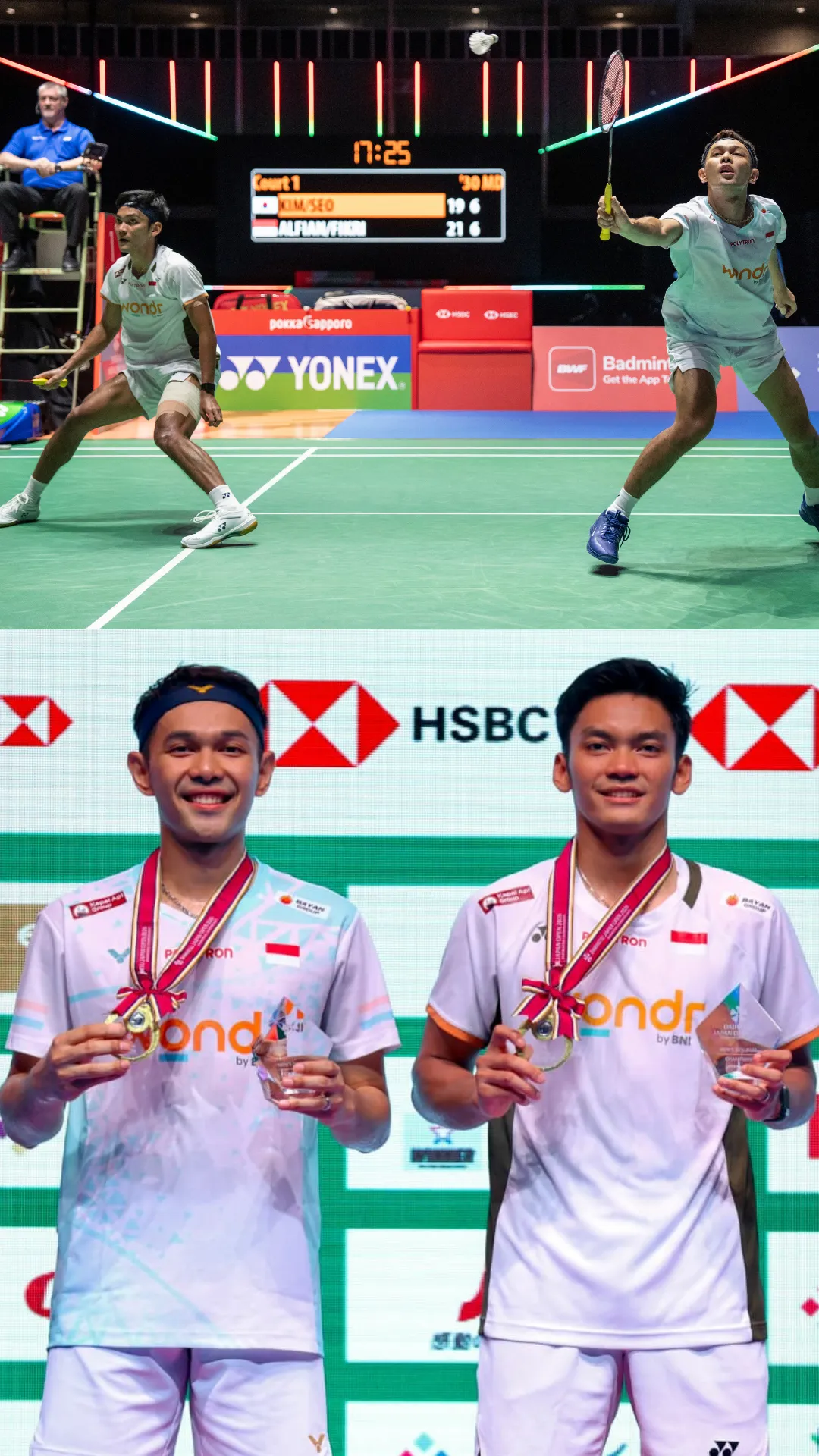 Atlet bulu tangkis Indonesia juarai ganda putra Japan Open 2026