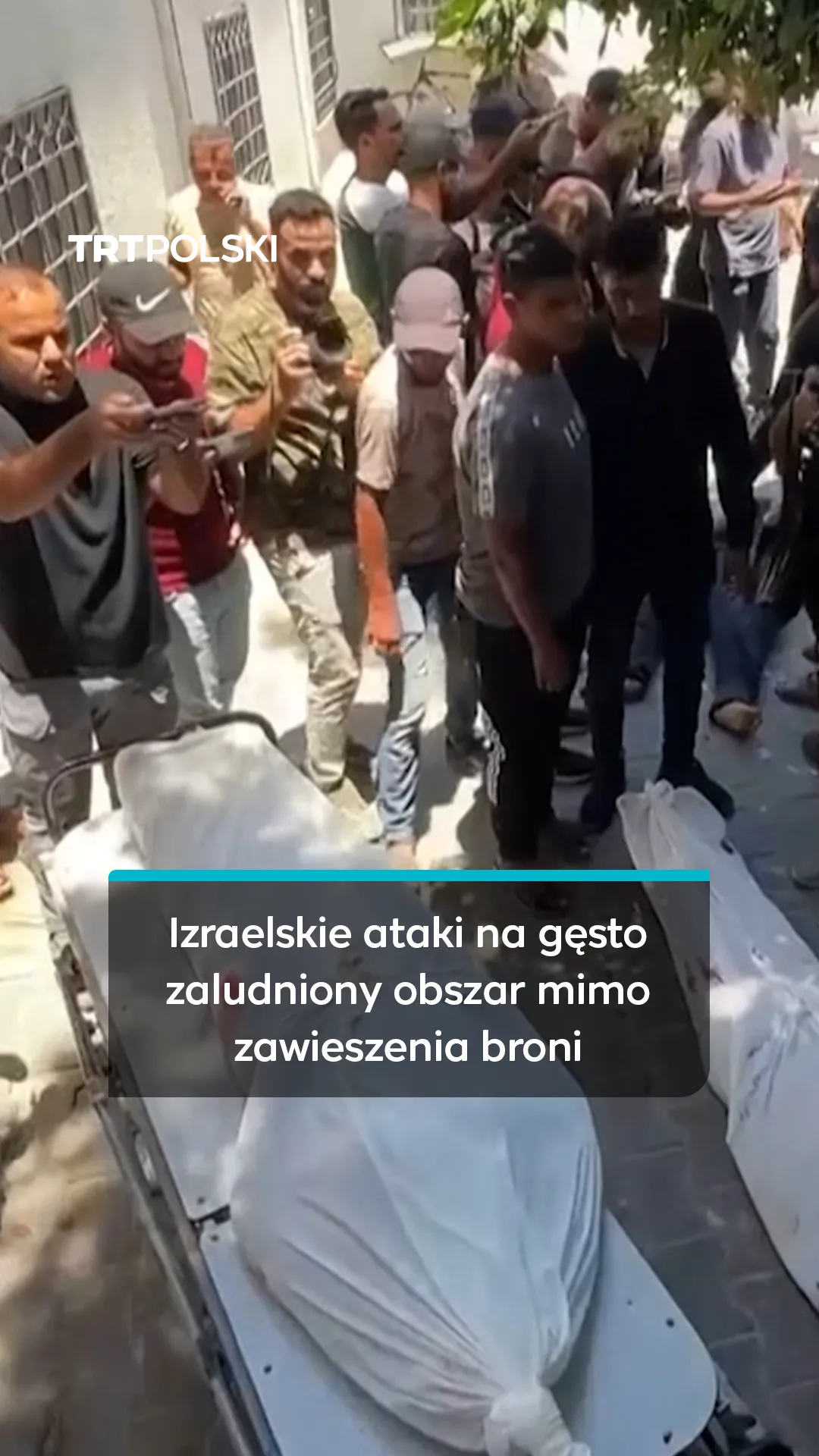 Izraelskie ataki na gęsto zaludniony obszar mimo zawieszenia broni
