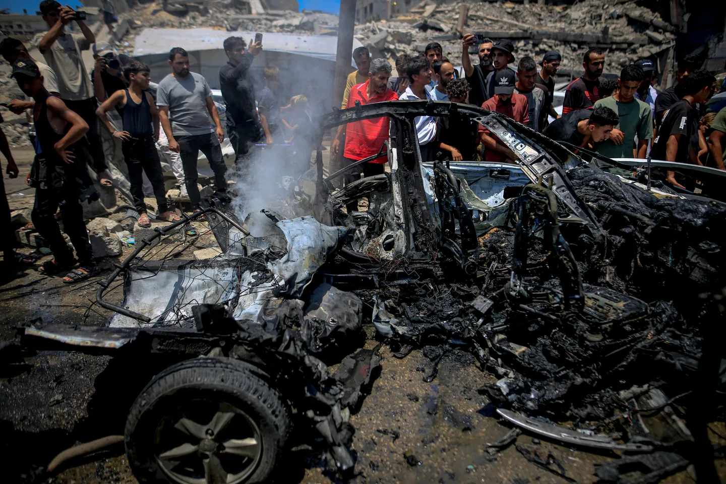 Israel kills five Palestinians across Gaza, including father and daughter in shelter