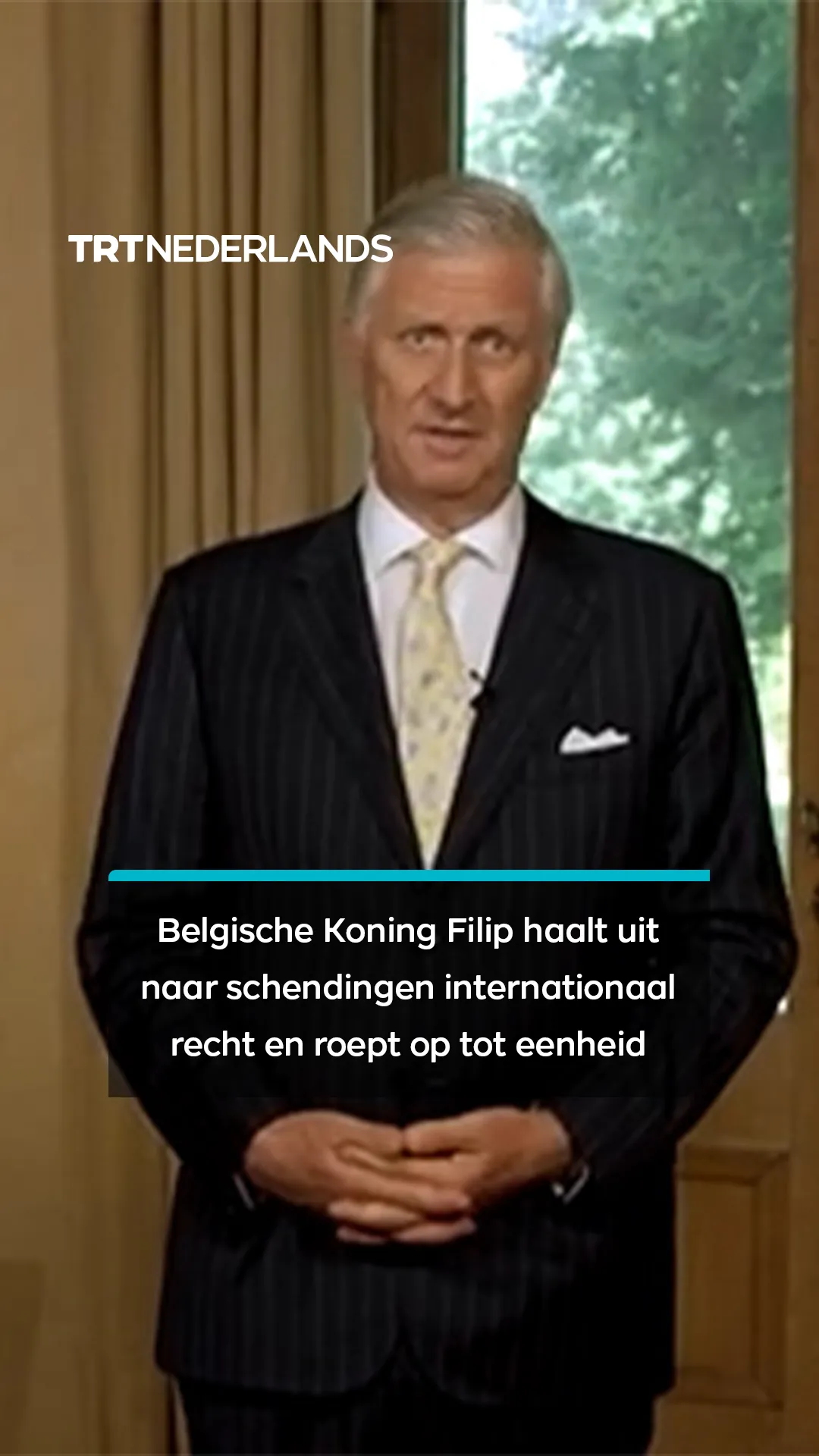 Koning Filip roept op tot verbondenheid ter gelegenheid van de Belgische Nationale Feestdag