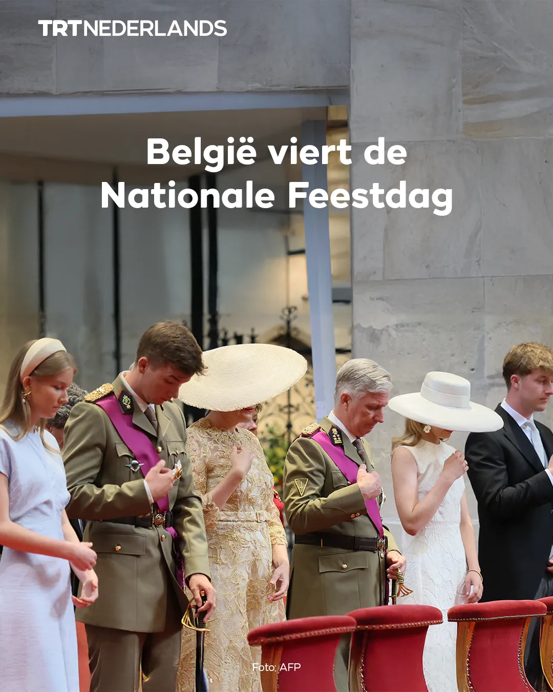 Nationale Feestdag : Koningspaar bij Te Deum, primeur voor prins Gabriël en volle straten in Brussel