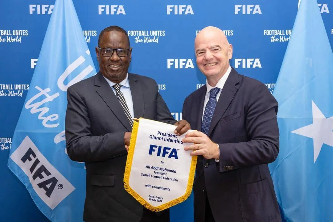 Madaxa FIFA Gianni Infantino oo Lagu Wado inuu Booqasho Taariikhi ah ku Yimaado Soomaaliya
