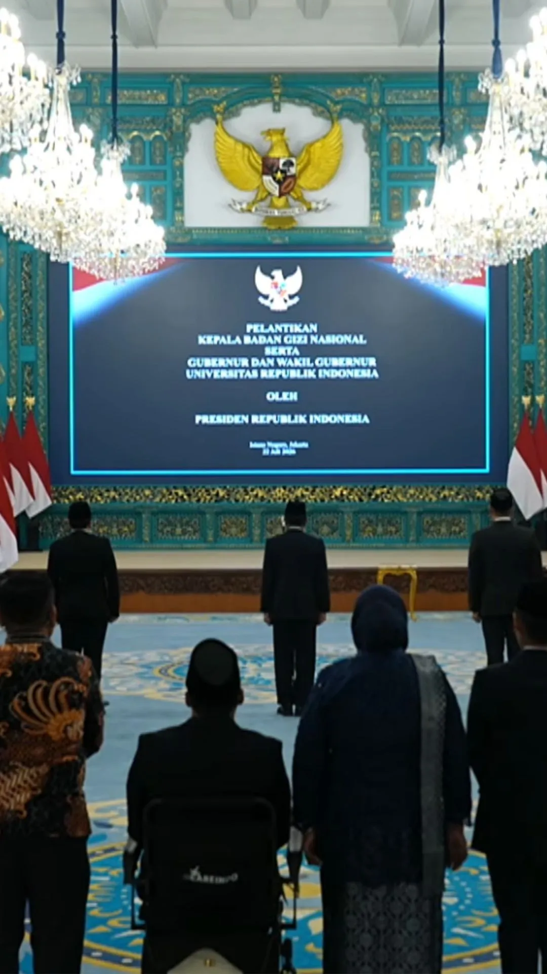 Presiden Prabowo resmi melantik Sudaryono sebagai Kepala Badan Gizi Nasional