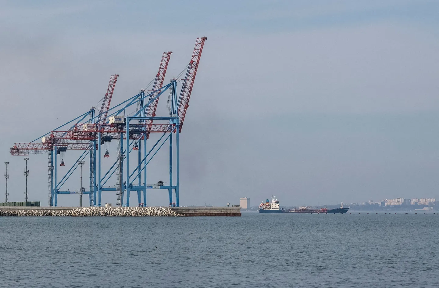 Russian attacks halt vessel arrivals at Ukraine's Black Sea ports: minister