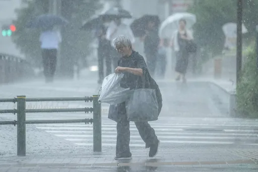 Central Tokyo lashed with record 34 straight days of rain