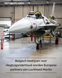 Belgisch bedrijven voor vliegtuigonderhoud worden Europese partners van Lockheed Martin