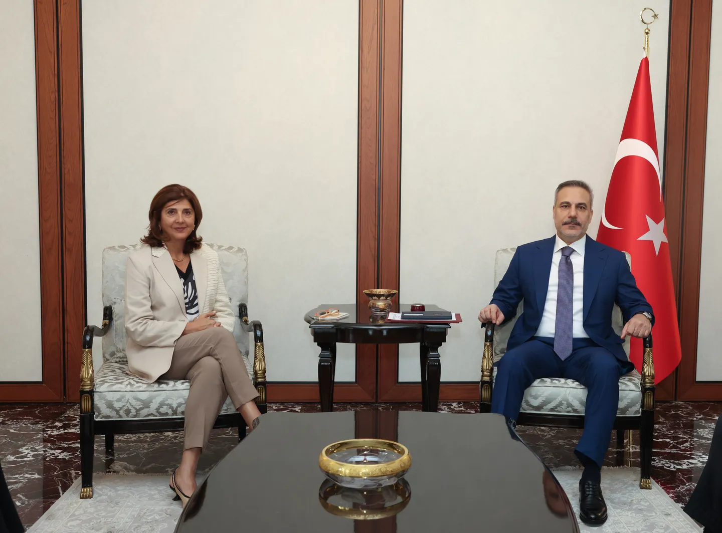 Fidan, UN Cyprus envoy hold talks ahead of Guterres' island visit