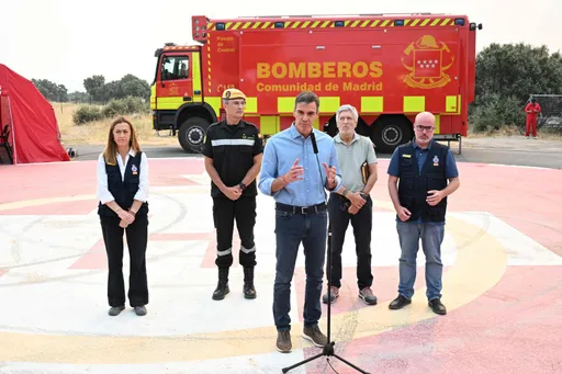 Spanish PM Sanchez calls for national climate pact as wildfires displace 75,000