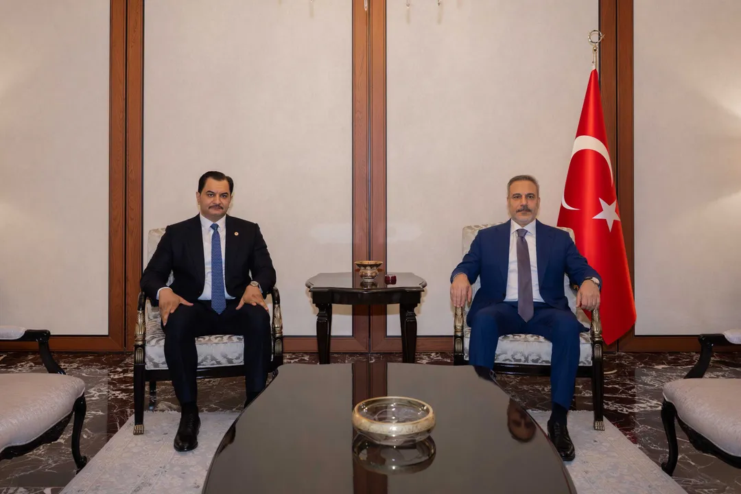 وزير الخارجية التركي هاكان فيدان يلتقي نائب قائد الجيش الوطني الليبي صدام حفتر في أنقرة