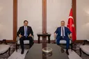 وزير الخارجية التركي هاكان فيدان يلتقي نائب قائد الجيش الوطني الليبي صدام حفتر في أنقرة