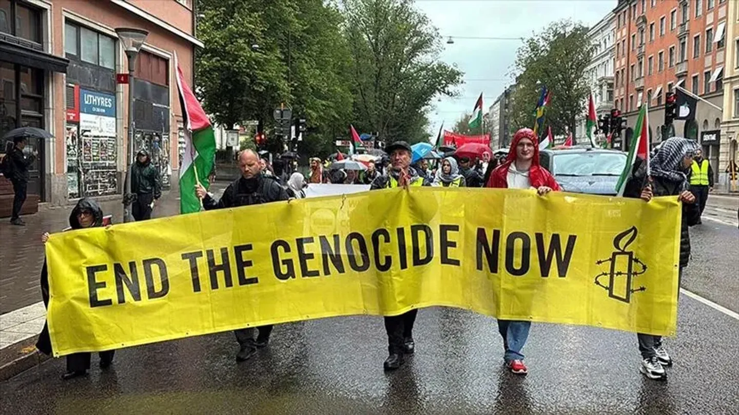 U Štokholmu održan protest protiv izraelskih napada na Gazu i Liban