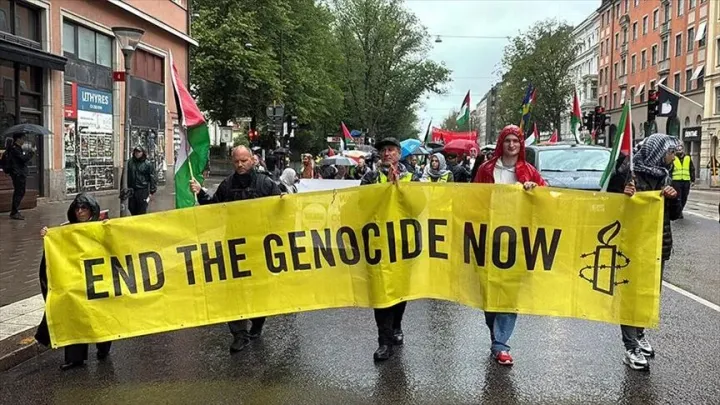 U Štokholmu održan protest protiv izraelskih napada na Gazu i Liban