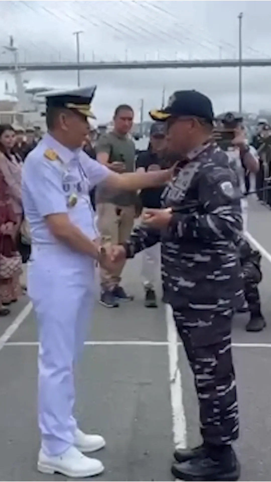 Kapal perang Indonesia tiba di Rusia untuk latihan militer bersama