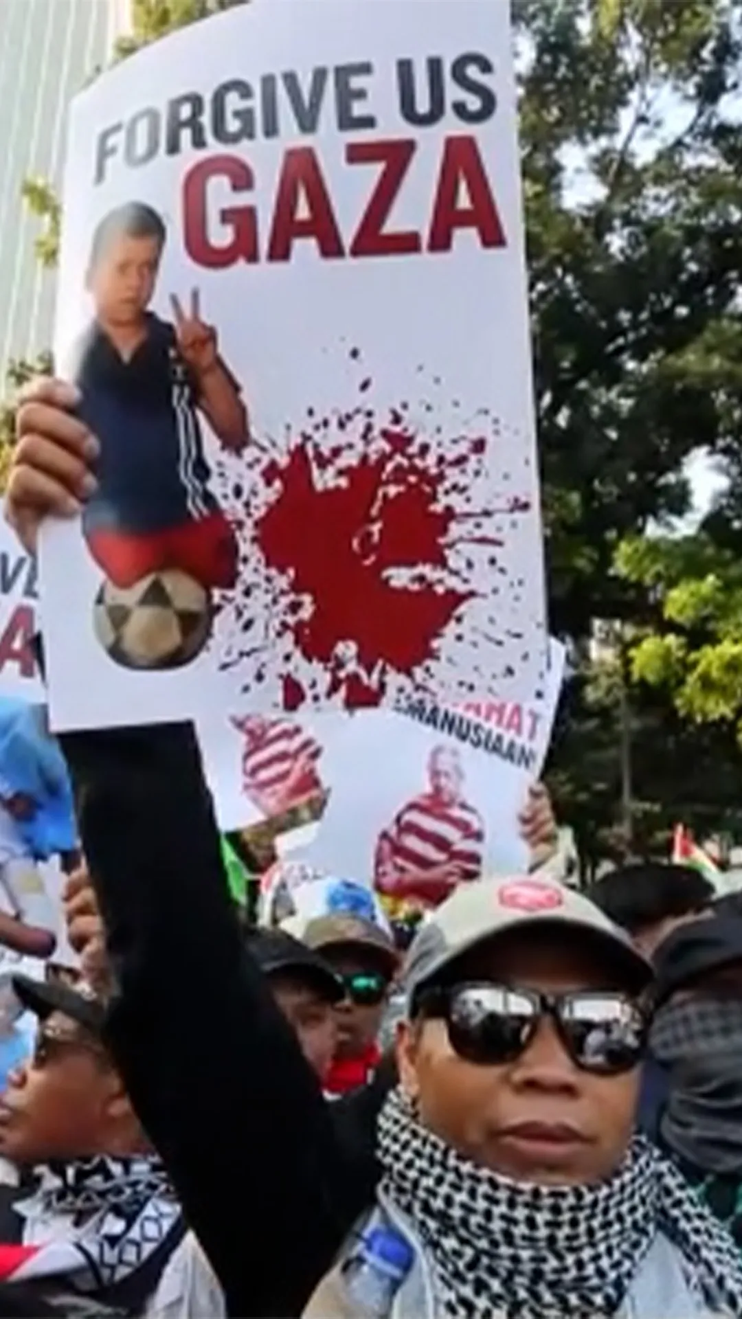 Demonstran pro-Palestina gelar aksi solidaritas untuk Gaza di Jakarta