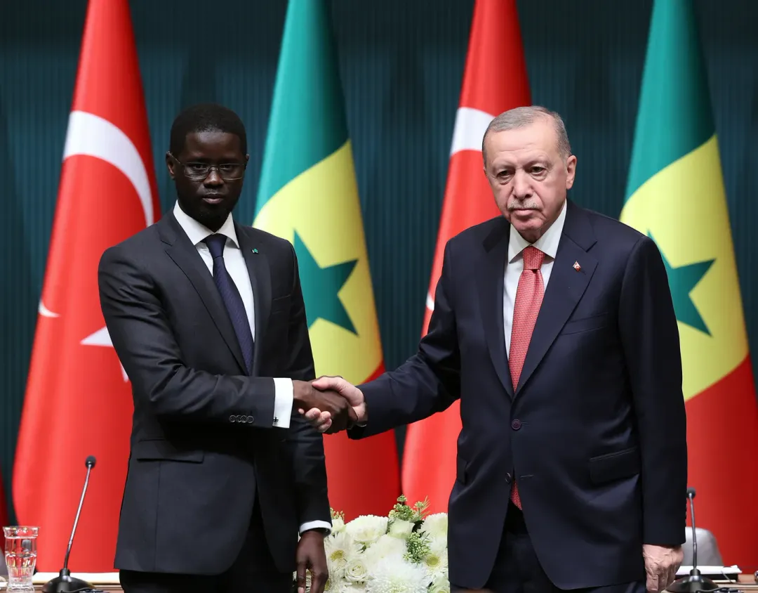 تأکید رئیس‌جهور اردوغان بر توسعه تجارت و همکاری‌های دفاعی با سنگال