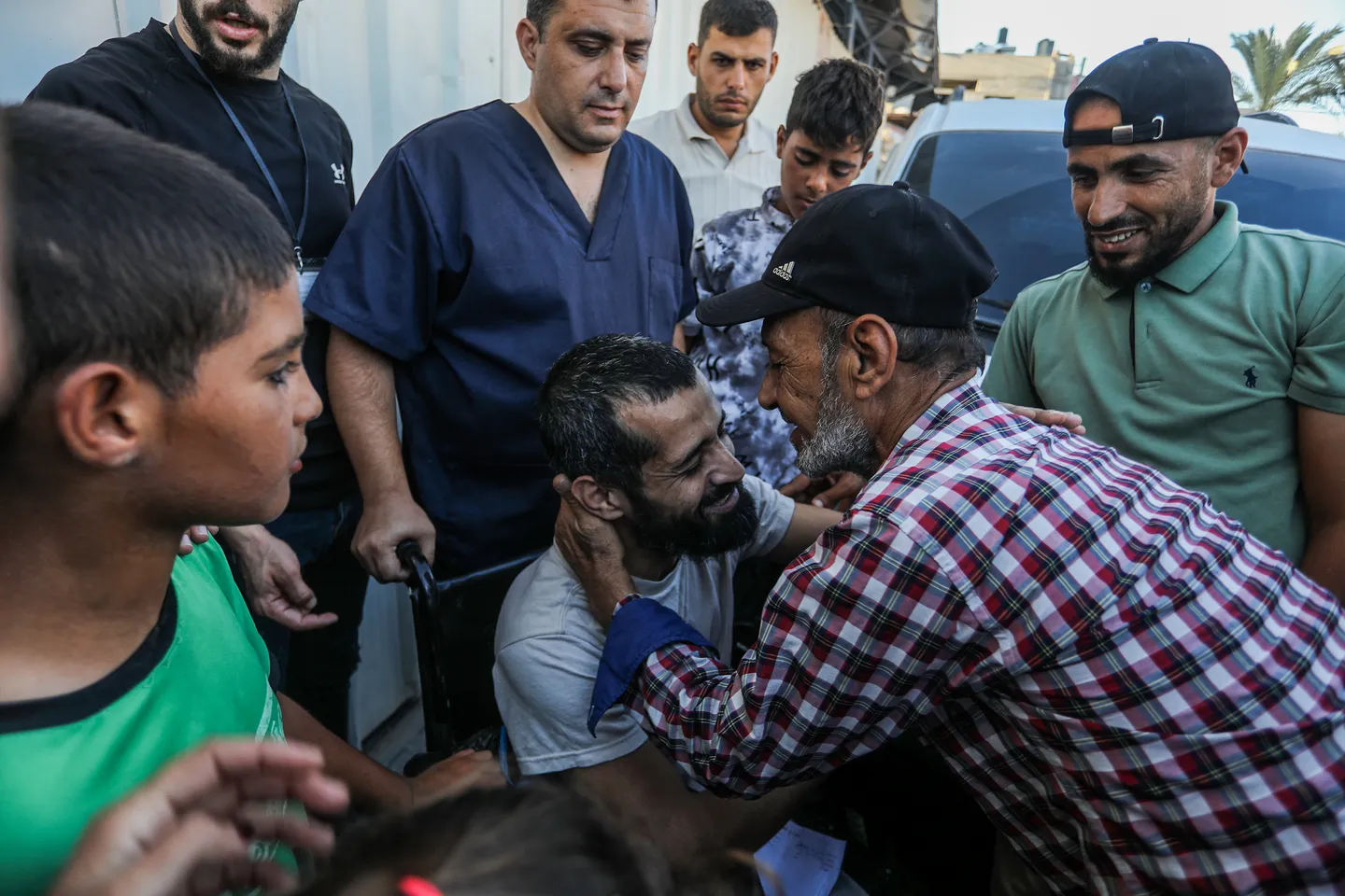 Freed from Israeli prisons, frail and injured Palestinians reach Gaza
