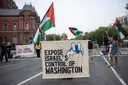 Pro-Palestinian demonstrators gather outside White House ahead of Netanyahu visit