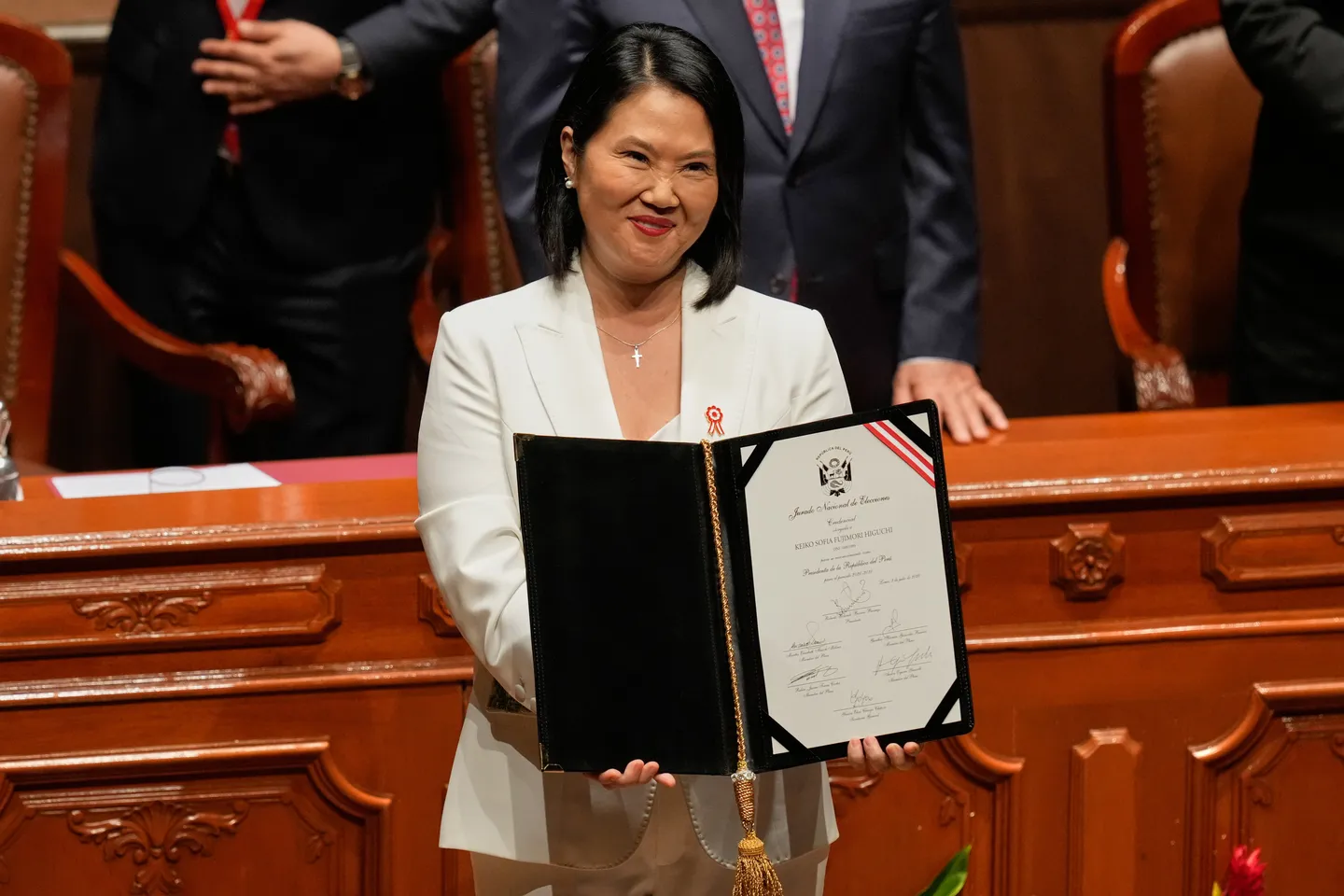 After three bids, Keiko Fujimori set to lead a divided Peru