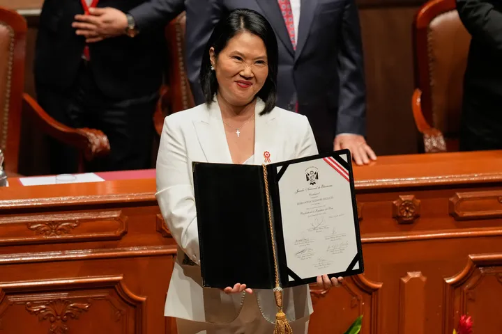 After three bids, Keiko Fujimori set to lead a divided Peru