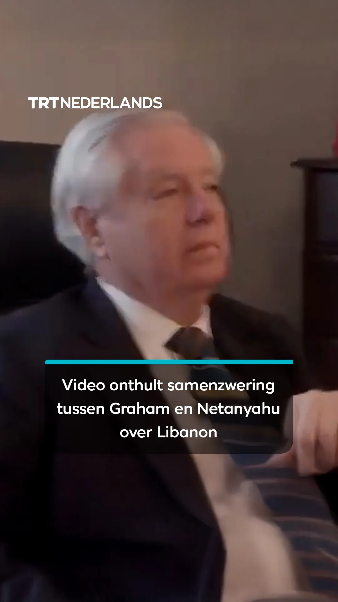 Nieuw vrijgegeven beeldmateriaal toont samenzwering Lindsey Graham en Netanyahu omtrent Libanon