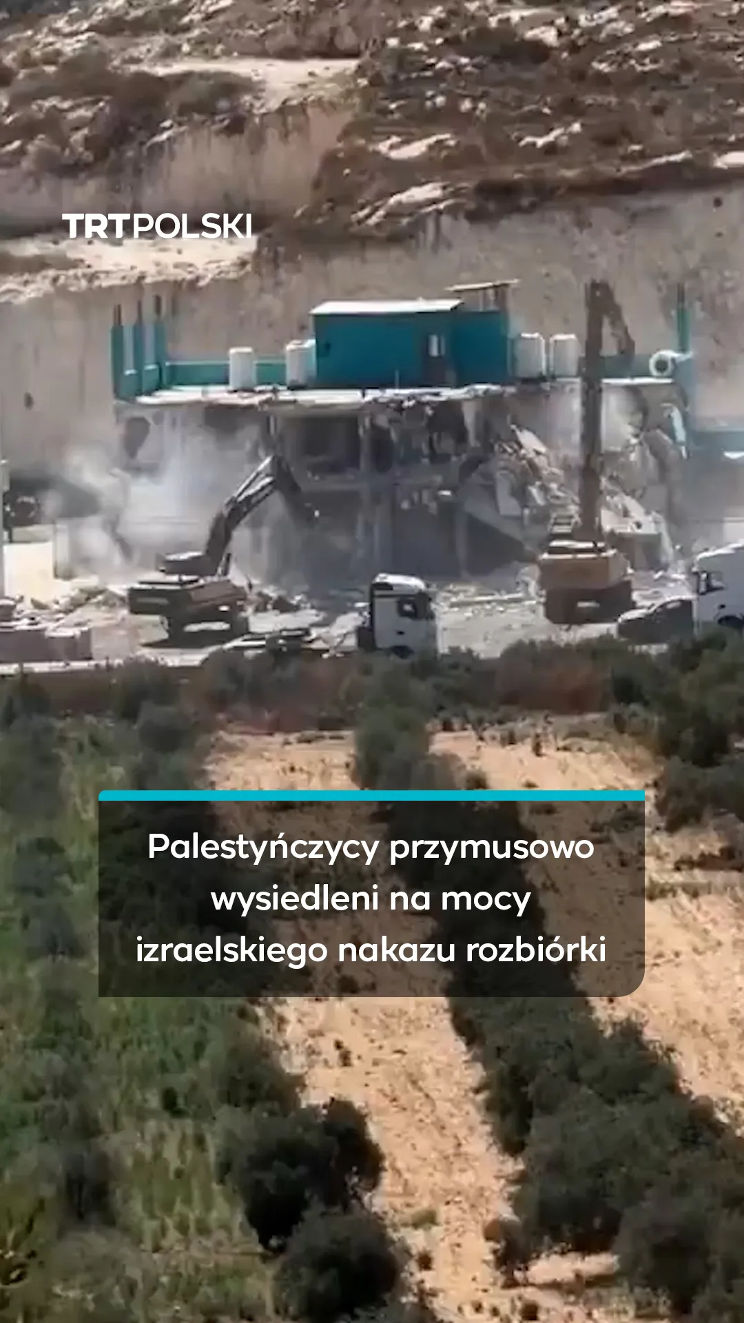 Palestyńczycy przymusowo wysiedleni na mocy izraelskiego nakazu rozbiórki