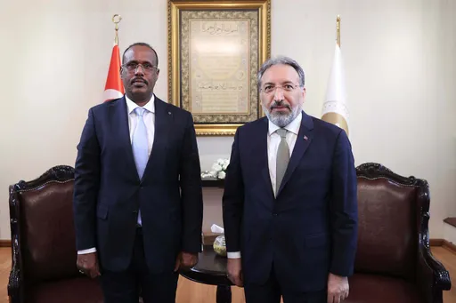 Turkiga iyo Jabuuti oo ka wada hadlay xoojinta iskaashiga arrimaha diinta iyo adeegyada awqaafta