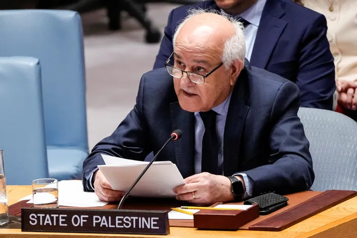Palestine's UN envoy demands illegal Israeli settlers be disarmed as West Bank violence escalates