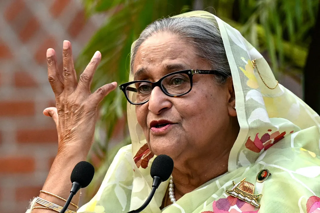 शेख हसीना के वर्चुअल संबोधन से भारत ने किया किनारा