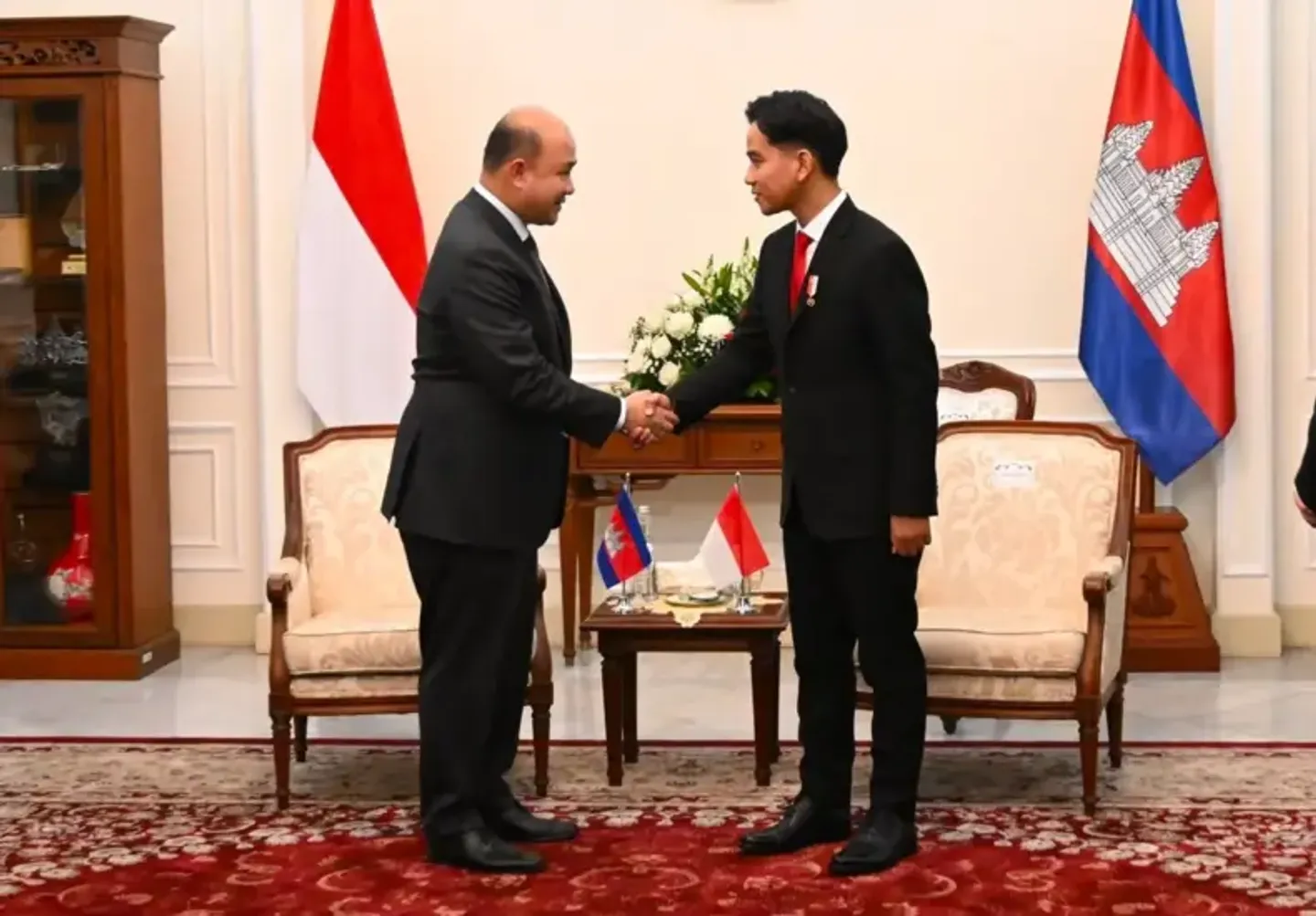 Gibran dan DPM Kamboja bahas reformasi birokrasi hingga TPPO di Jakarta