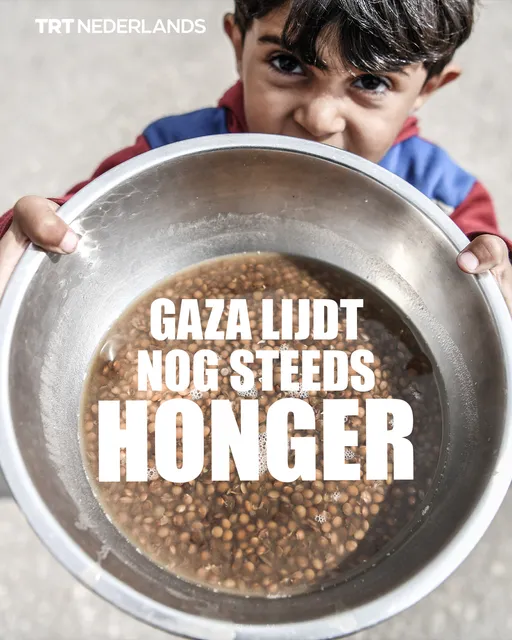 Gaza lijdt nog steeds honger