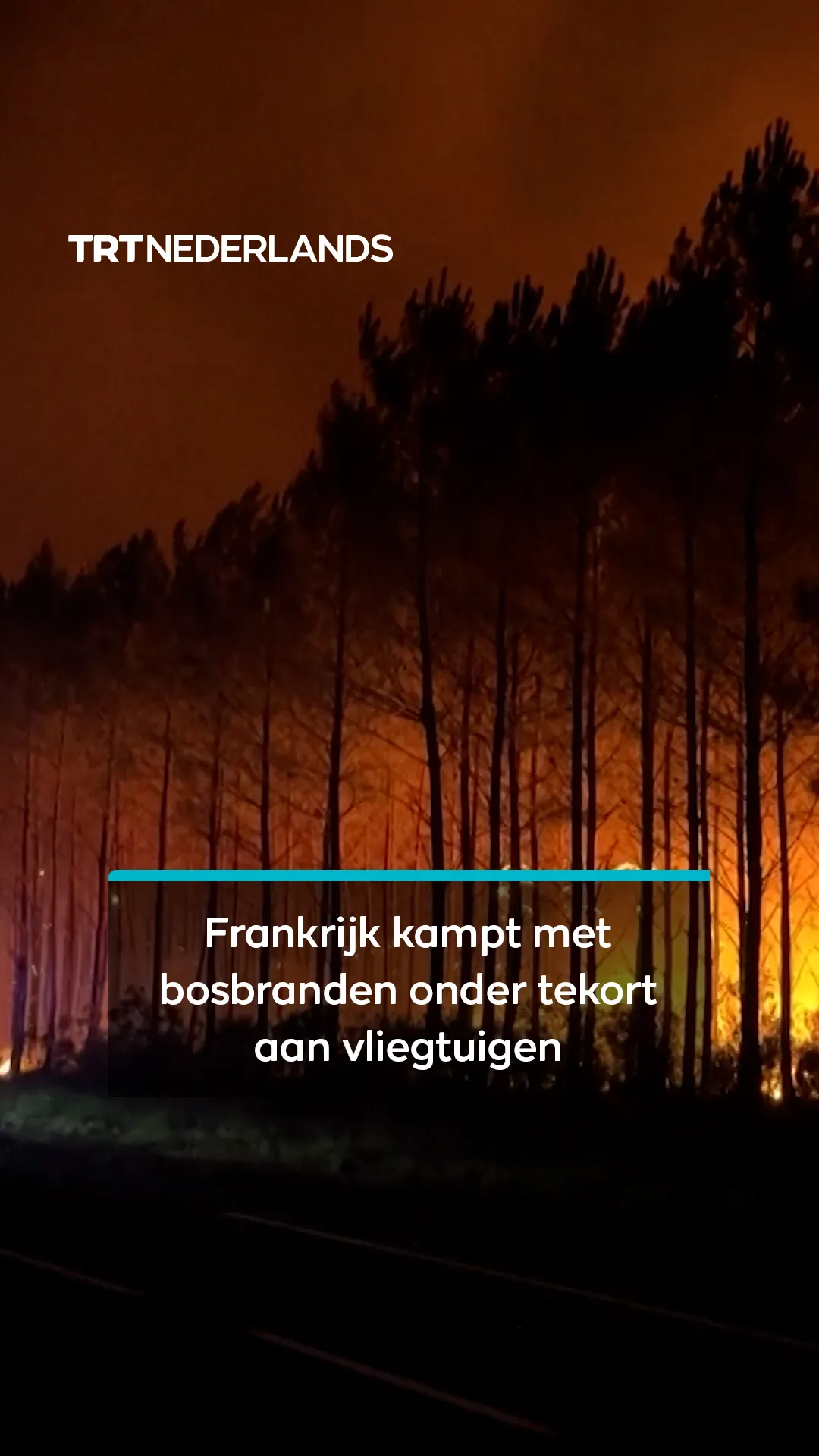 Frankrijk kampt met een van de ergste bosbranden in zijn geschiedenis