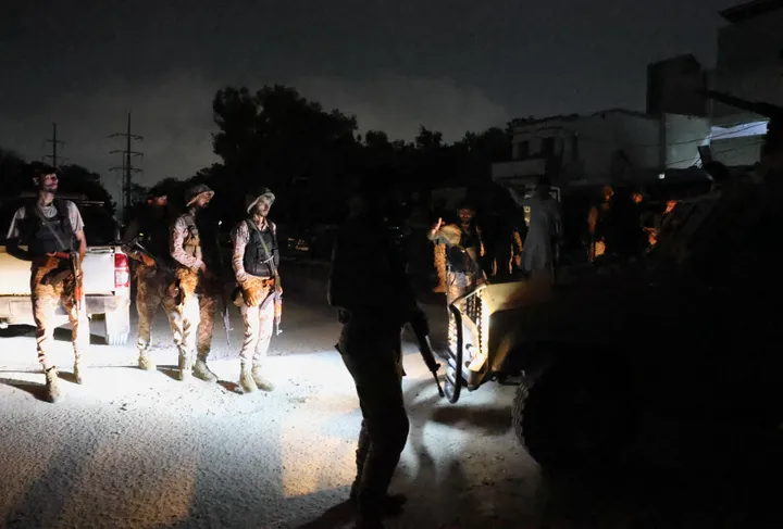 Seven police officers killed in terror attack on checkpoint in northern Pakistan