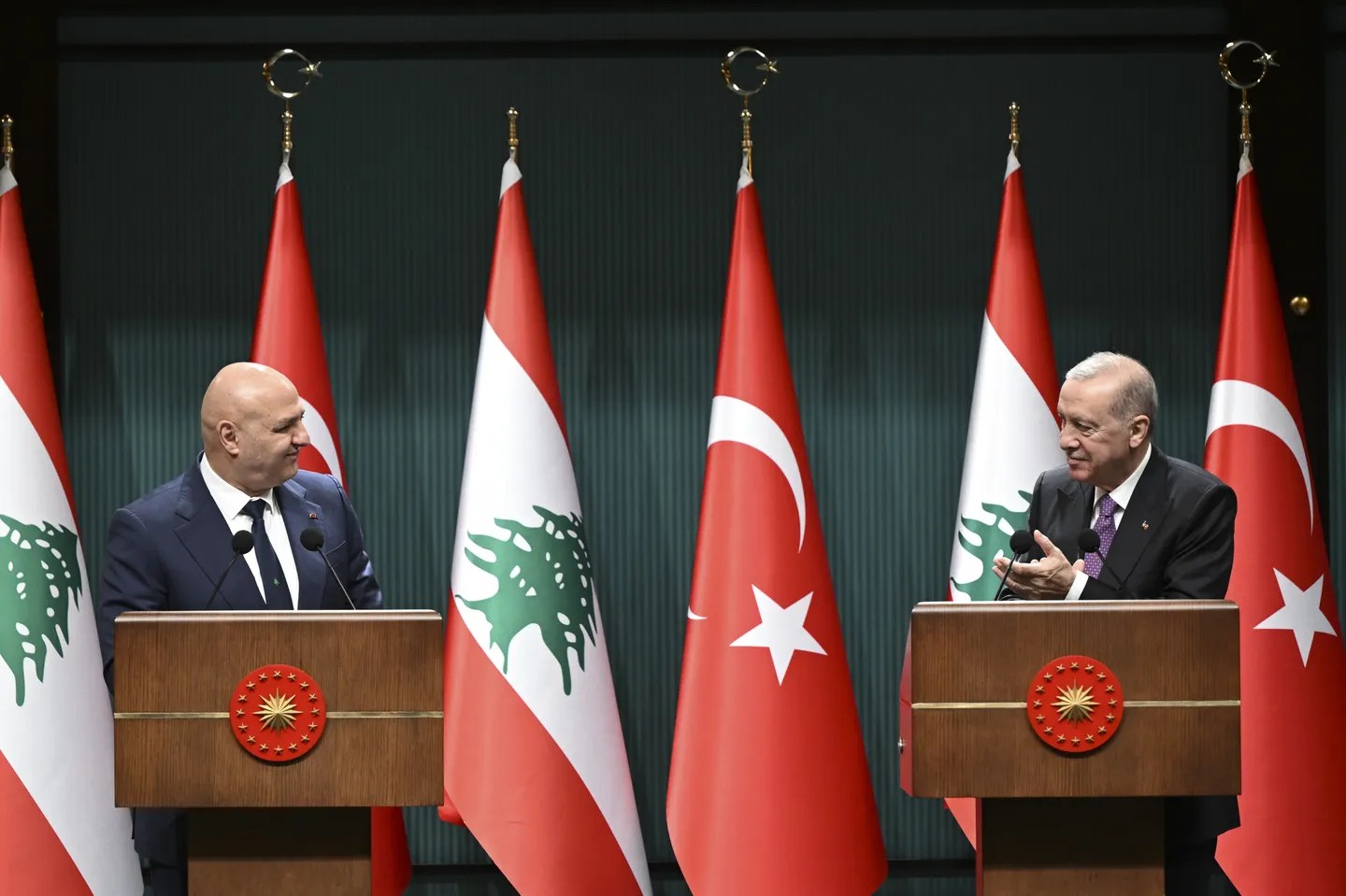 Erdogan and Aoun affirm deep Türkiye-Lebanon ties