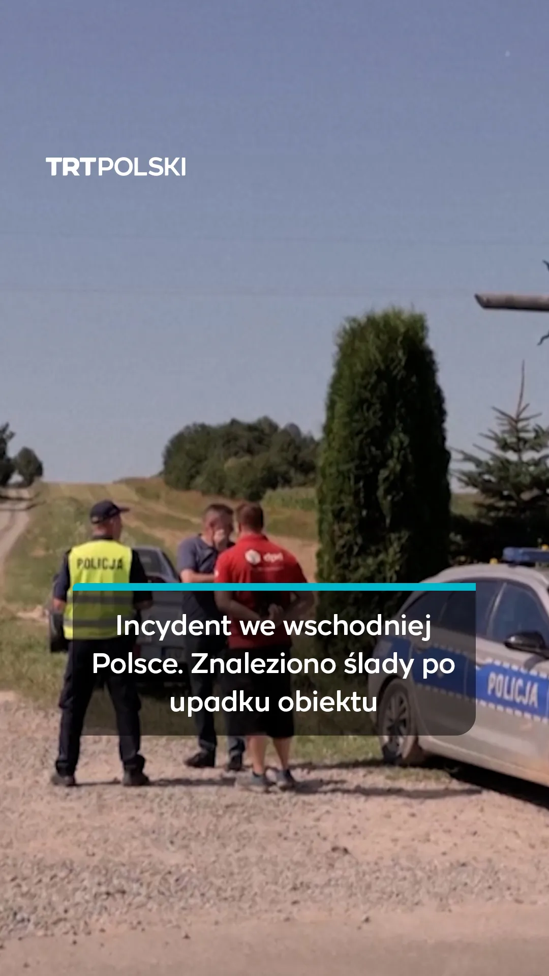Incydent we wschodniej Polsce. Znaleziono ślady po upadku obiektu