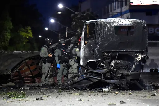 Truck bomb hits police station in Colombia ahead of presidential inauguration