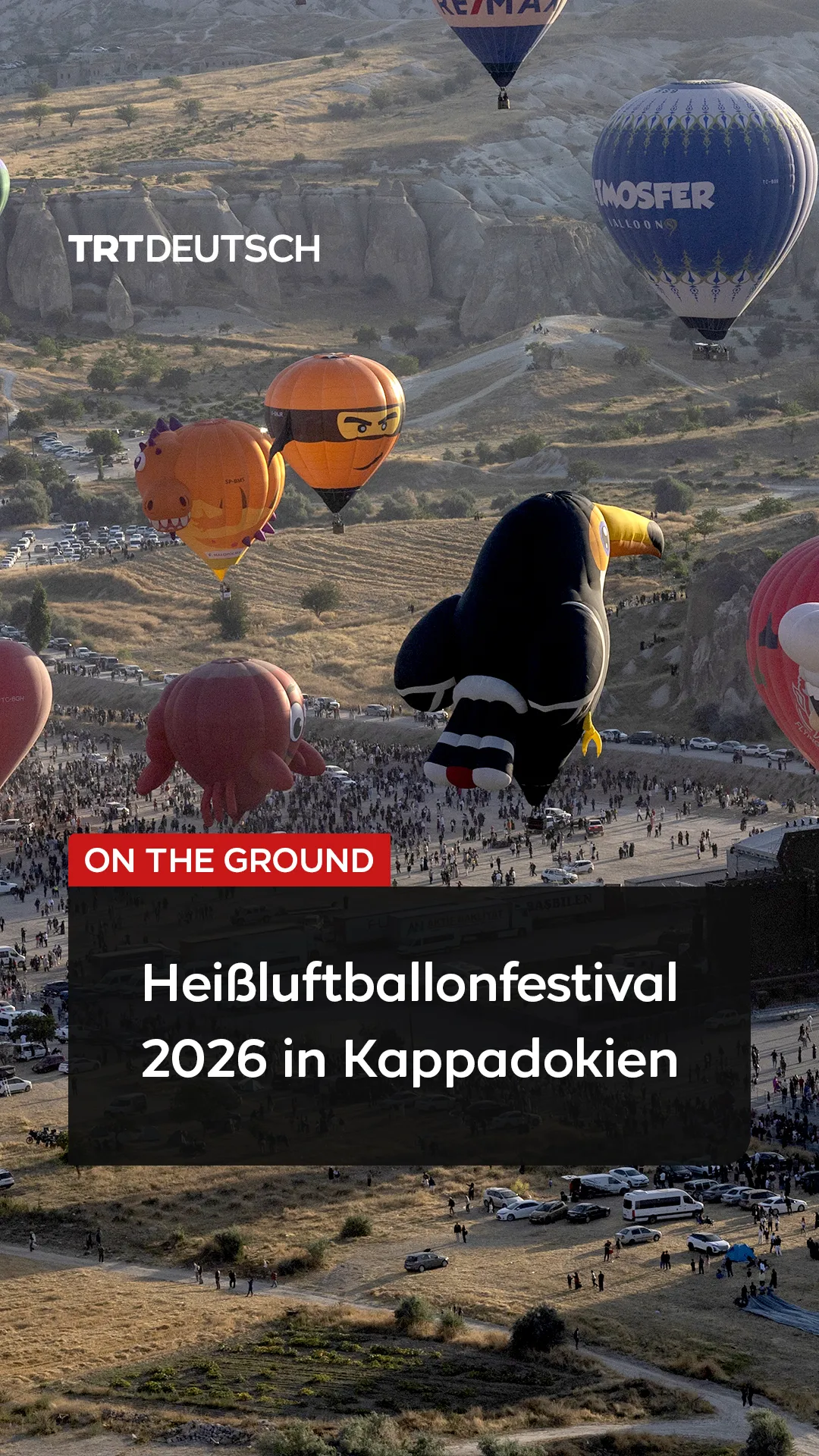 Heißluftballonfestival 2026 in Kappadokien