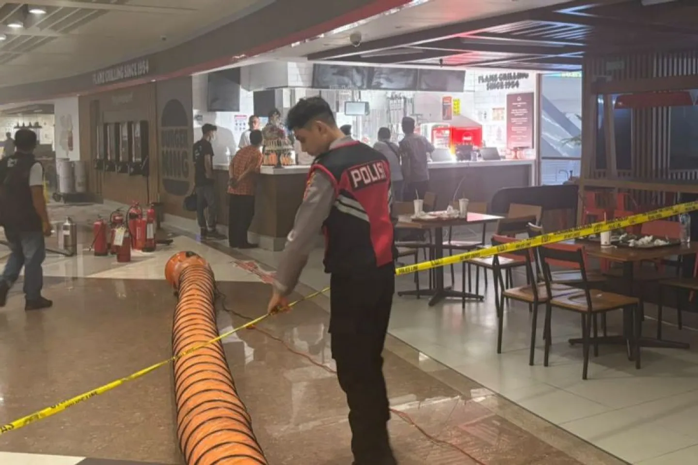 Kebakaran di Terminal Internasional Bandara Ngurah Rai, polisi lakukan penyelidikan