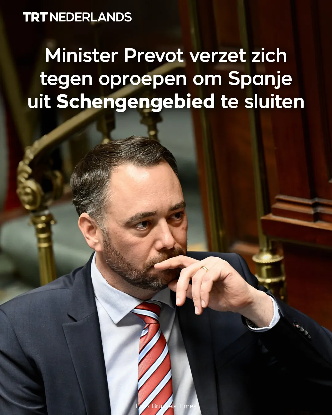 Belgische Prevot verzet zich tegen oproepen om Spanje uit het Schengengebied te sluiten