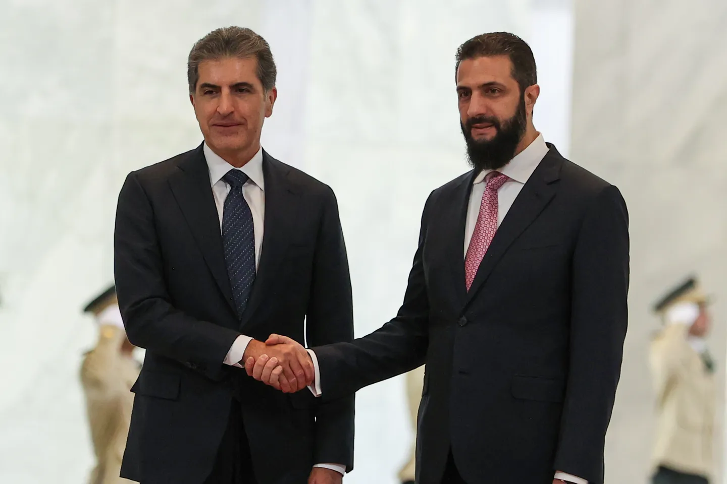 Syrian president, Iraqi KRG leader hold talks on economy, regional developments