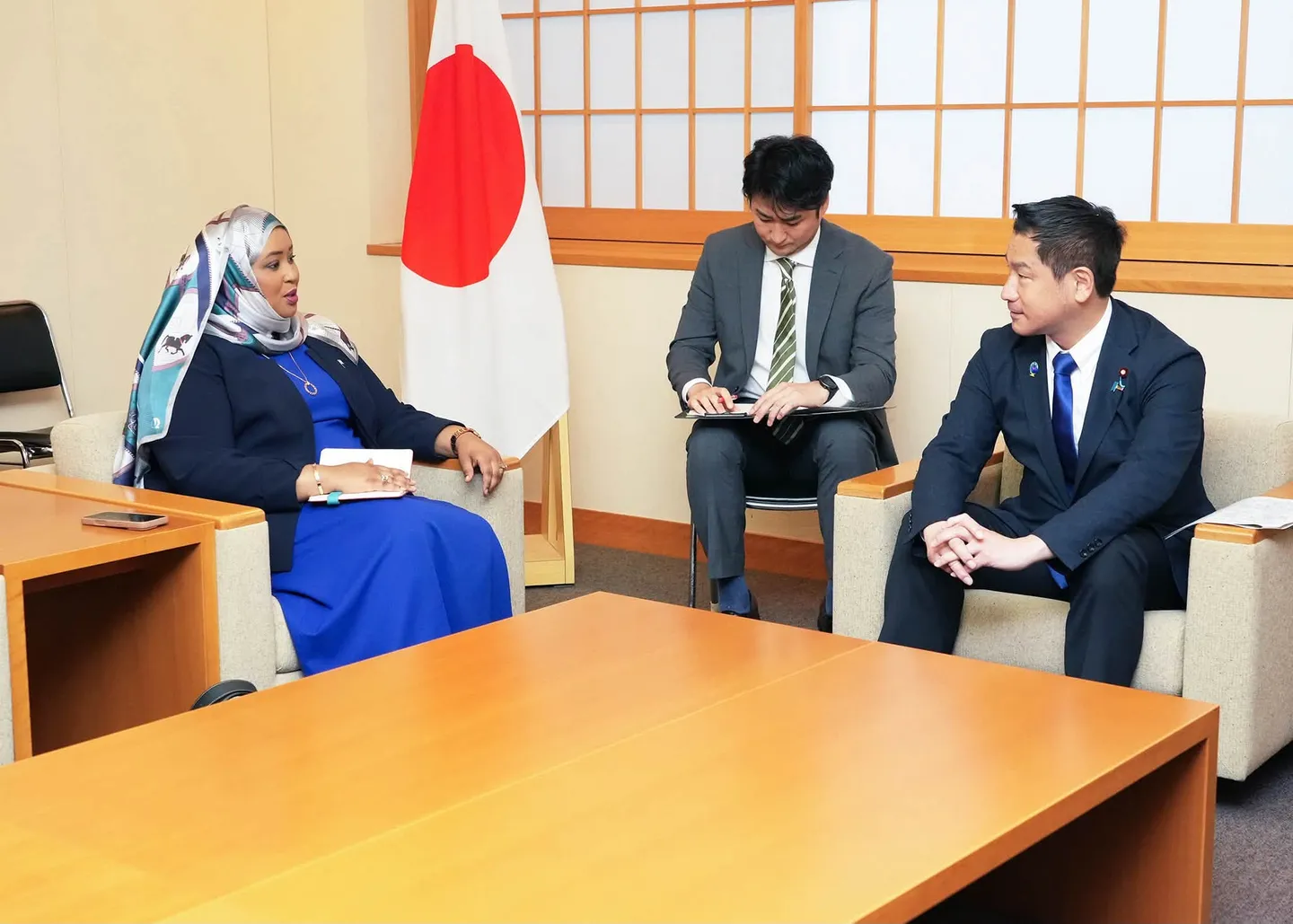 Safiir Hodan oo Wadahadallo Ku Saabsan Horumarinta Kaga Qeyb gashay Tokyo