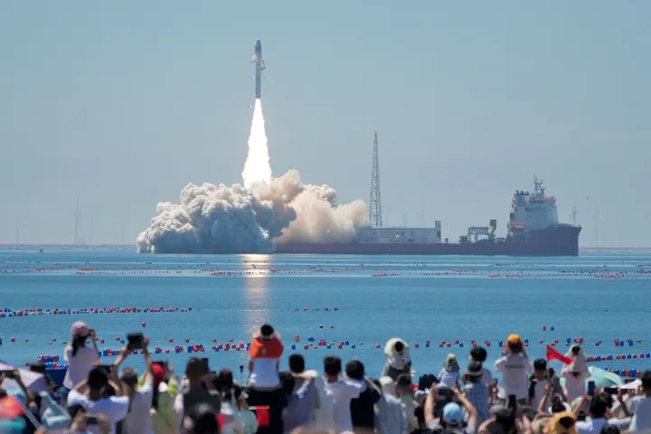 China launches eight AI computing satellites among 10 sent into orbit