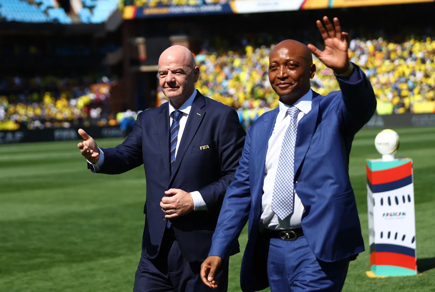 Infantino reçoit le soutien de plusieurs dirigeants influents du football africain