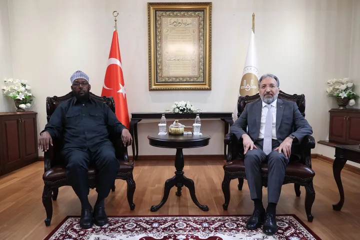 Somalia’s religious affairs minister meets Türkiye’s Diyanet head to deepen cooperation