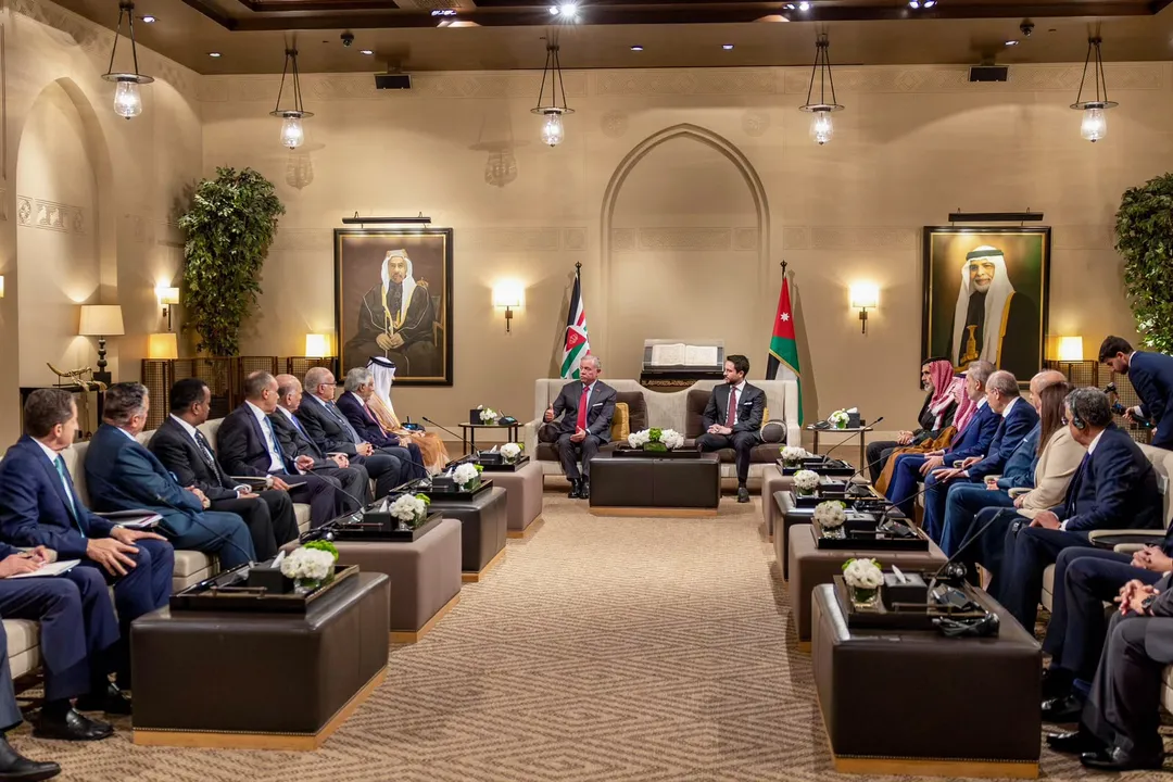 Türkiye's Fidan meets Jordan's King Abdullah II in Amman