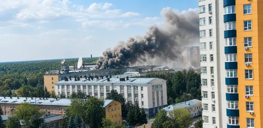 Пожар произошел на территории ЦНИИмаша в подмосковном Королеве