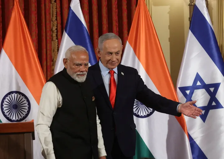 मोदी-नेतन्याहू ने फोन पर मध्य पूर्व हालात पर चर्चा की