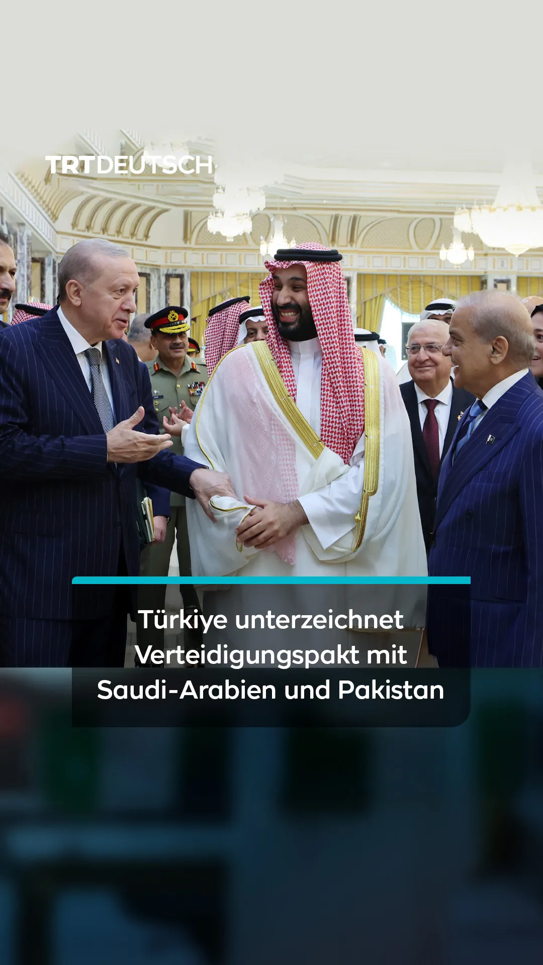 Türkiye unterzeichnet Verteidigungspakt mit Saudi-Arabien und Pakistan